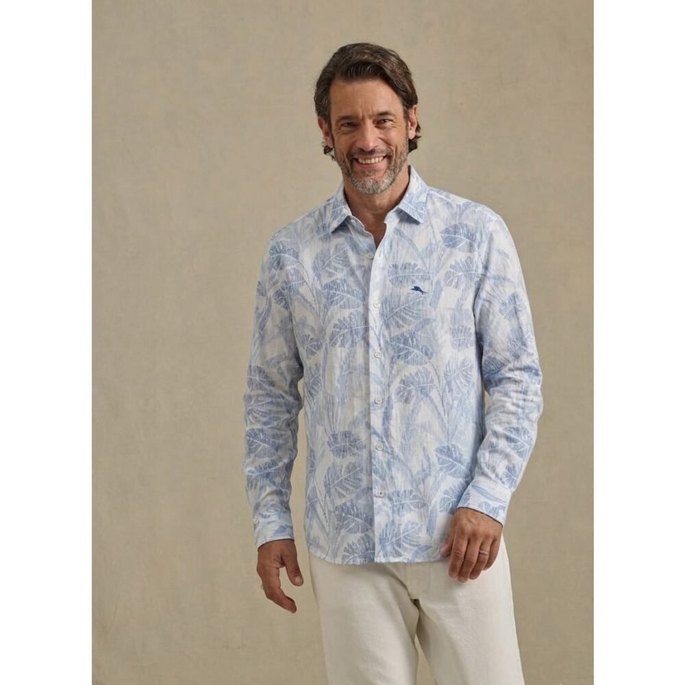 Tommy Bahama Sarasota Stretch Shirt Mens S NWT Dew Drop Floral IslandZone Golf